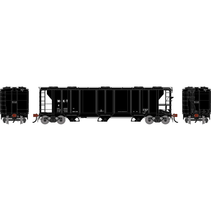 PREORDER Athearn Genesis HO G2602 PS 2893 3-Bay Covered Hopper, Missouri-Kansas-Texas