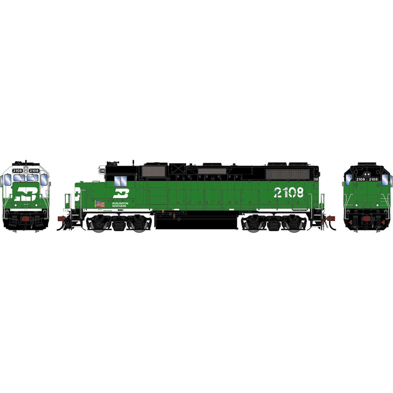 PREORDER Athearn Genesis HO G2638 GP38-2 Diesel Locomotive, Burlington Northern