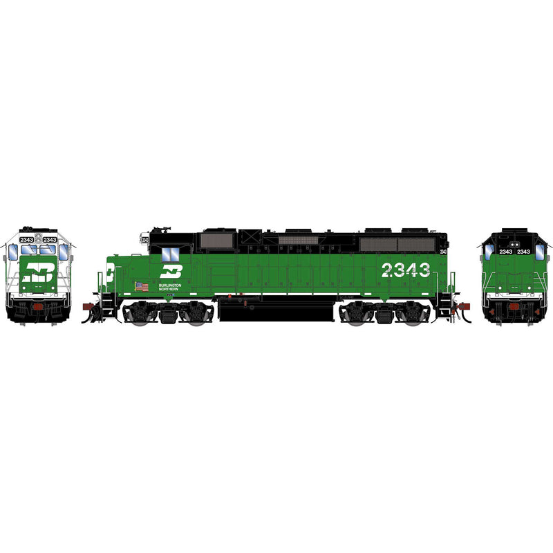 PREORDER Athearn Genesis HO G2639 GP38-2 Diesel Locomotive, Burlington Northern