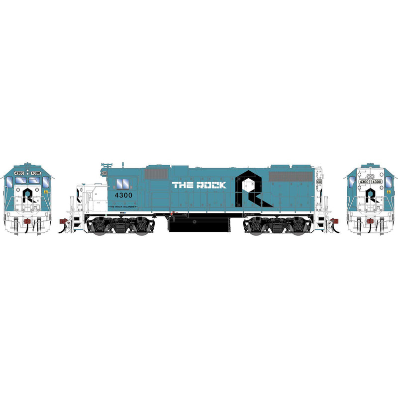 PREORDER Athearn Genesis HO G2654 GP38-2 Diesel Locomotive, Rock Island The Rock Islander