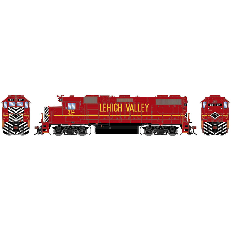 PREORDER Athearn Genesis HO G2664 GP38-2 Diesel Locomotive, Lehigh Valley