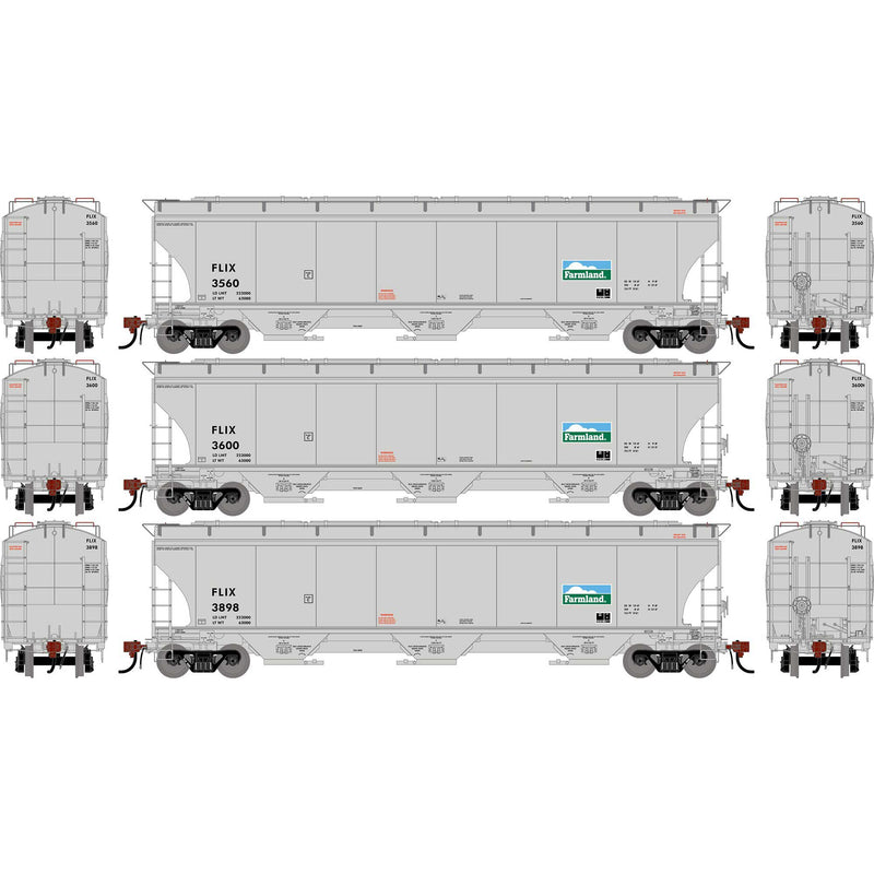 PREORDER Athearn Genesis HO G2703 Trinity 5161 Covered Hopper, Farmland