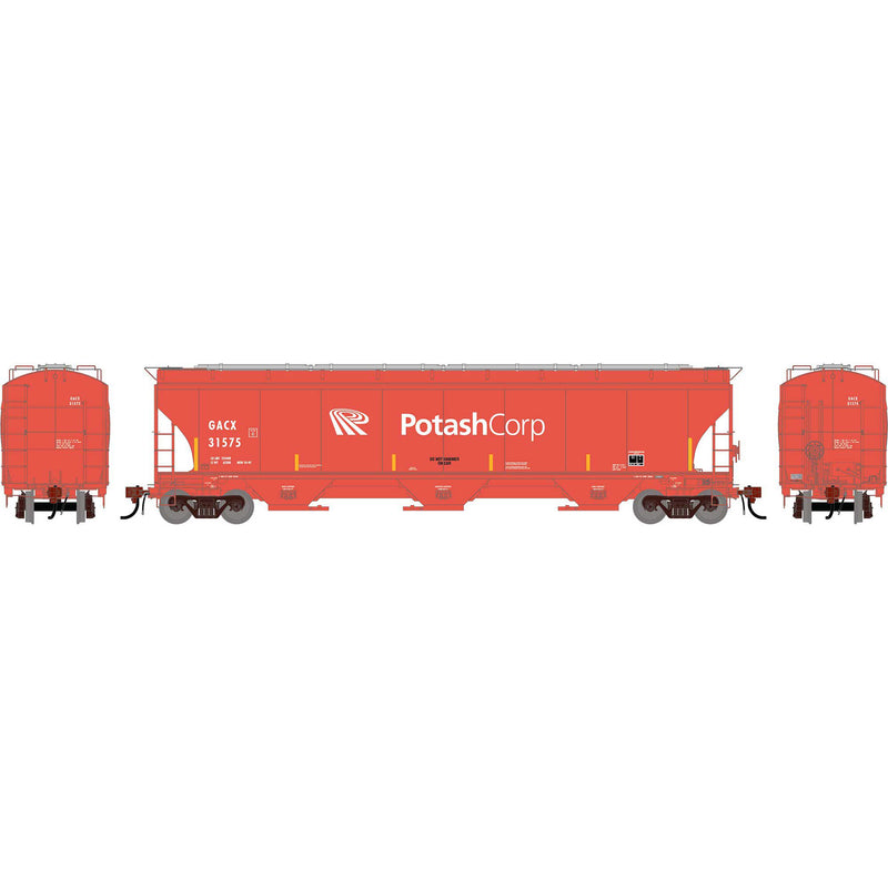 PREORDER Athearn Genesis HO G2713 Trinity 5161 Covered Hopper, GACX Potash