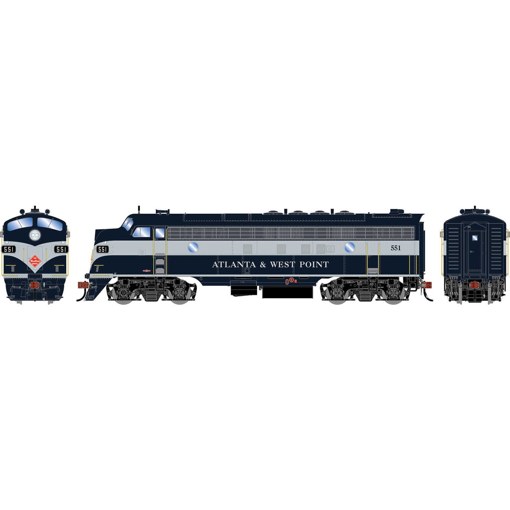 PREORDER Athearn Genesis HO G2808 FP7 Locomotive, Atlanta & West Point