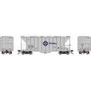 PREORDER Athearn Genesis HO ATHG-3172 GEN GATC 2600 Airslide Covered Hopper- Late, GACX 'Staley'