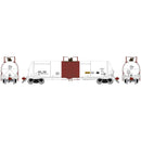 PREORDER Athearn Genesis HO ATHG-3335 GEN GATC 20K Gallon Tank Car, GATX 'White w/Red Band'