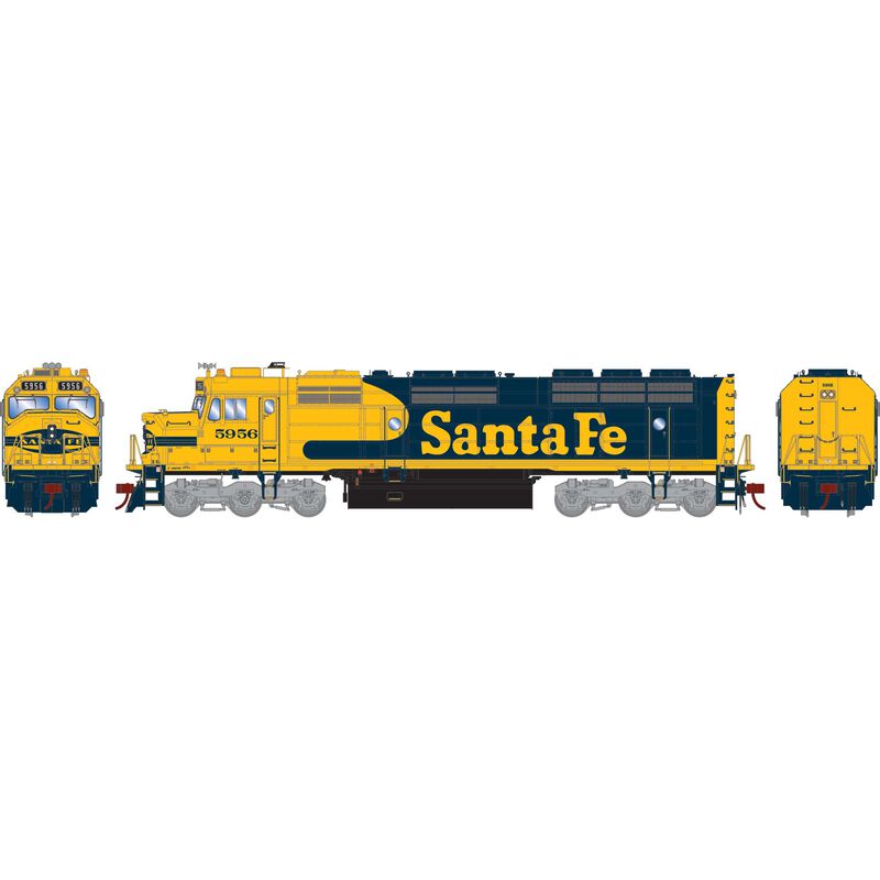 PREORDER Athearn Genesis ATHG18369 HO F45u Locomotive With DCC & Sound, ATSF