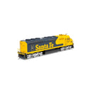 PREORDER Athearn Genesis ATHG18370 HO F45u Locomotive With DCC & Sound, ATSF/MKM