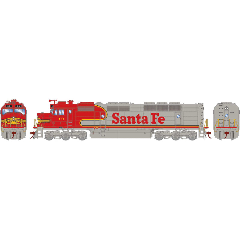 PREORDER Athearn Genesis ATHG18372 HO FP45 Locomotive With DCC & Sound, ATSF