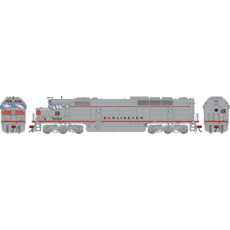 PREORDER Athearn Genesis ATHG18388 HO FP45 Locomotive With DCC & Sound, CB&Q