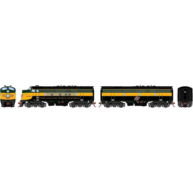 PREORDER Athearn Genesis ATHG19571 HO F3A/F3B Set, C&NW #4066-A/#4066-B