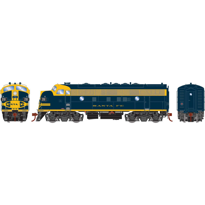 PREORDER Athearn Genesis ATHG19572 HO F7A, ATSF