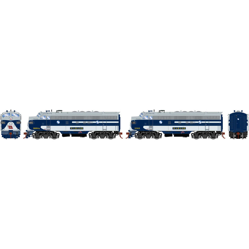 PREORDER Athearn Genesis ATHG19591 HO F7A/F7A Set, WAB #1169-A/#1189