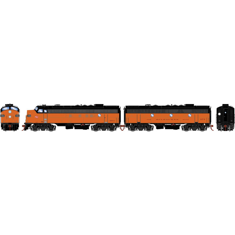 PREORDER Athearn Genesis ATHG19705 HO FP7A/F7B Locomotive With DCC & Sound, MILW