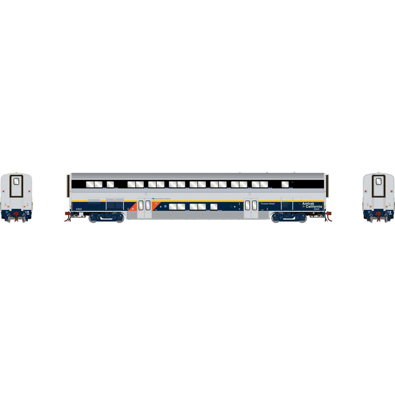 PREORDER Athearn Genesis ATHG24417 HO Amtrak Cali II Coach/Cafe w/Lights,CDTX