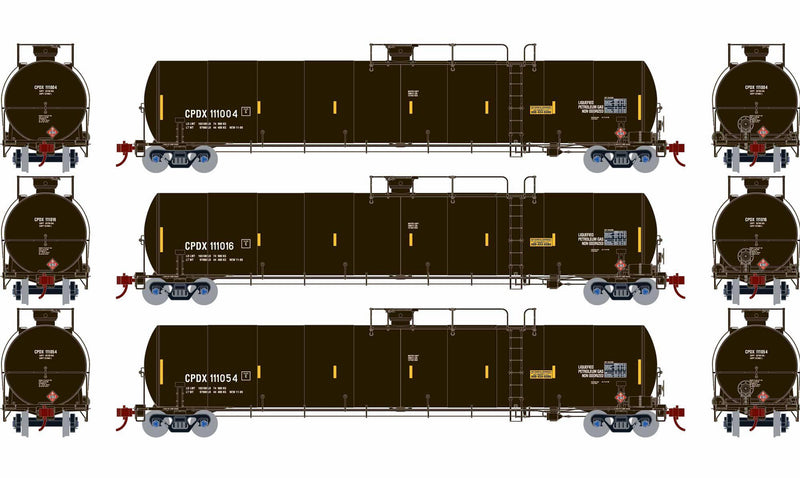 Athearn Genesis HO G25596 33,900 Gallon LPG Tank Cars, CPDX