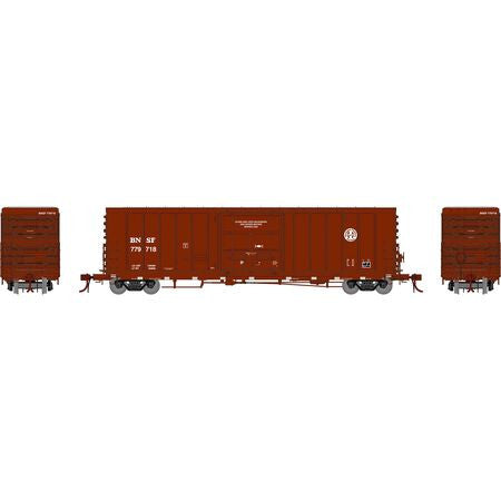 Athearn Genesis HO G26884 50' PC&F Exterior Post Box Car, Burlington Northern Santa Fe