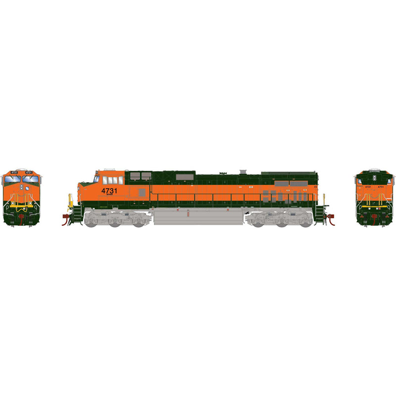 Athearn Genesis ATHG31567 HO Dash 9-44CW, BNSF