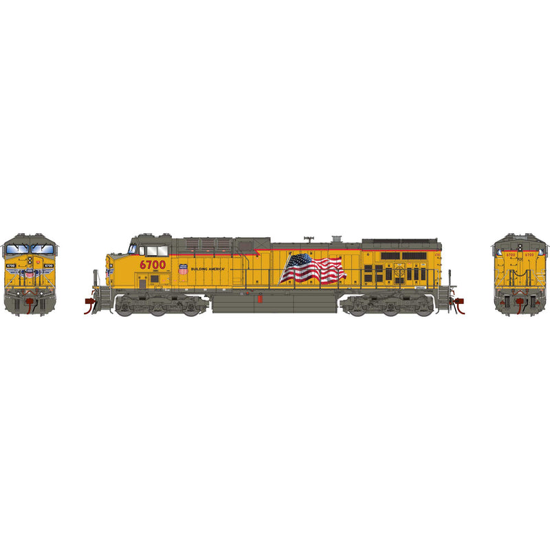 Athearn Genesis ATHG31791 HO AC4400CW w/DCC & Sound, UP/Flag