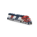 Athearn HO ATHG65808 SD45-2 with DCC & Sound, SF/Bicentennial