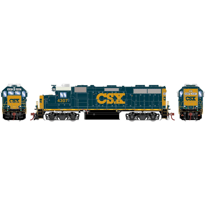 PREORDER Athearn Genesis ATHG66250 HO GP39-2, CSX/YN3