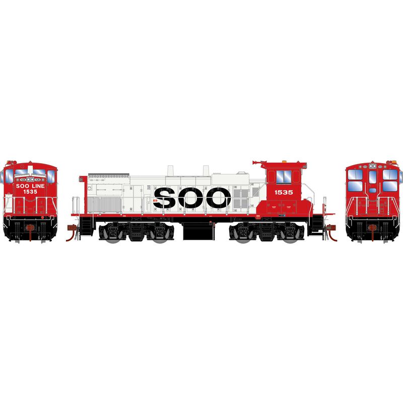 PREORDER Athearn Genesis ATHG66369 HO MP15AC Locomotive With DCC & Sound, SOO