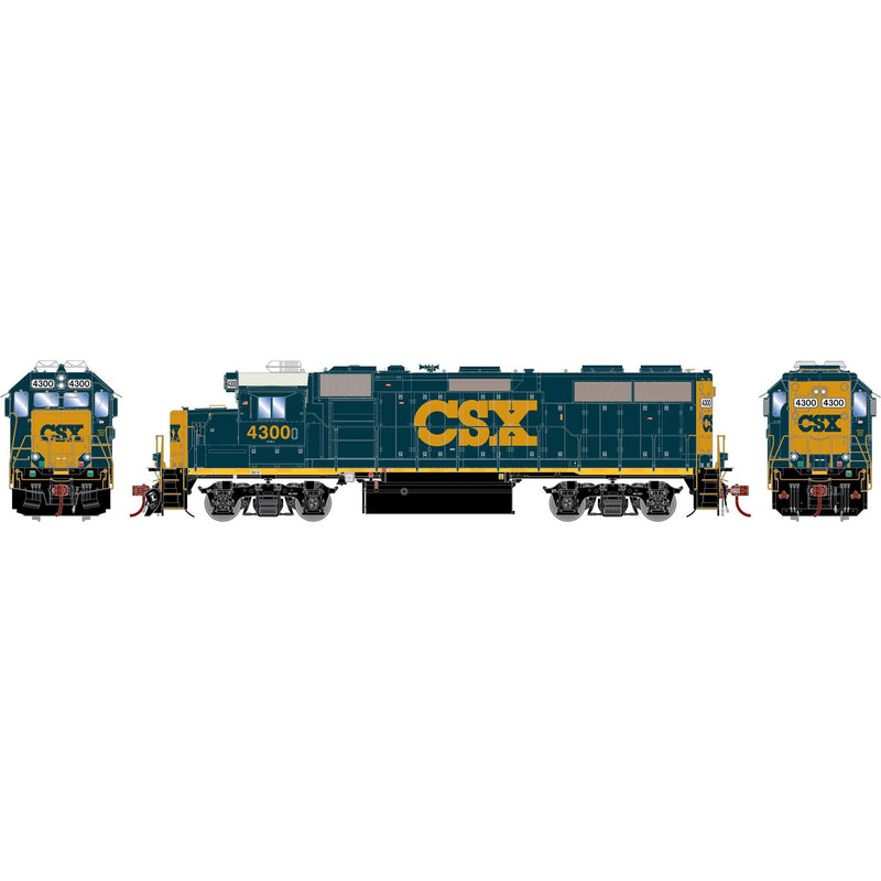 PREORDER Athearn Genesis ATHG66349 HO GP39-2 w/DCC & Sound, CSX/YN3