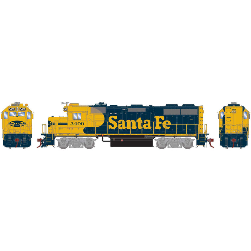 PREORDER Athearn Genesis ATHG66352 HO GP39-2u w/DCC & Sound, ATSF
