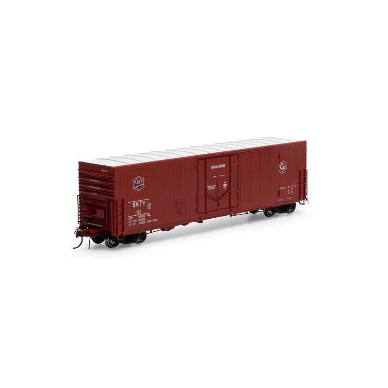 Athearn Genesis ATHG68947 HO 50' PC&F Smooth Side Box w/10'6" Door, BKTY