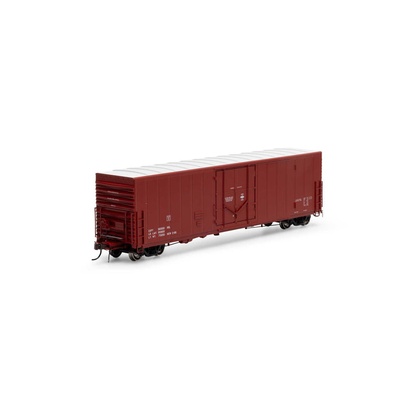 Athearn Genesis ATHG68957 HO 50' PC&F Smth Side Box w/10'6" Dr,Data Only/Red