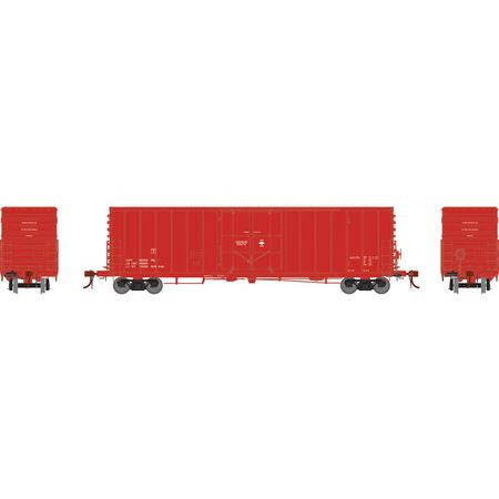 Athearn Genesis HO G68957 50' PC&F Smooth Side Box Car with 10'6" Door, Data Only (Red)