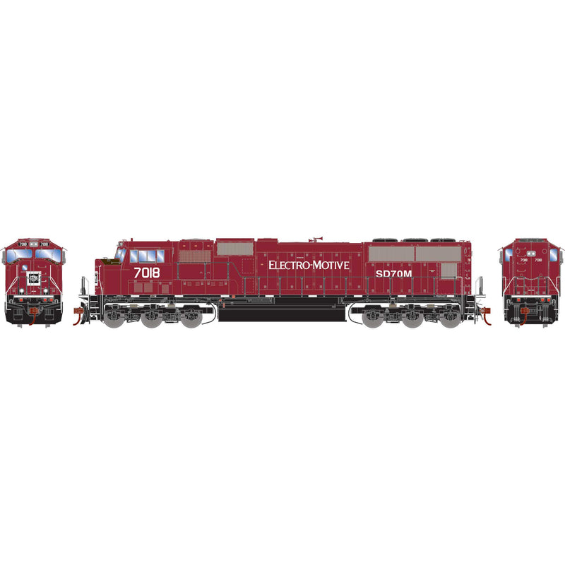 PREORDER Athearn Genesis ATHG71121 HO SD70M, EMDX/Maroon/Black