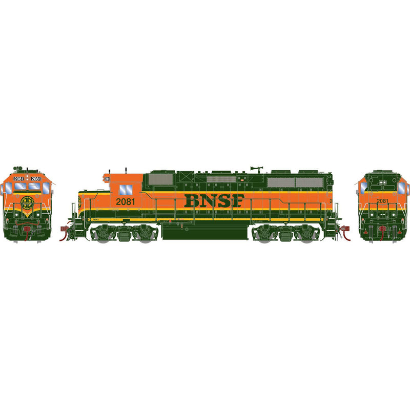 PREORDER Athearn Genesis ATHG71832 HO GP38-2 w/DCC & Sound, BNSF