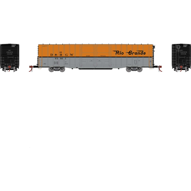 Athearn Genesis ATHG75885 HO 60' PS Auto Box, D&RGW