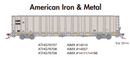 Athearn Genesis ATHG76708 HO NSC 6400 Gondola, AIMX