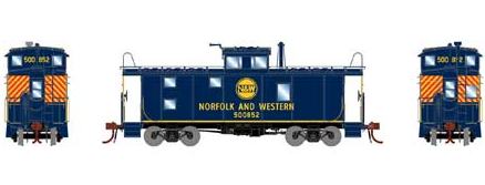 Athearn Genesis HO G78383 C-20 ICC Caboose with Lights and Sound, Norfolk and Western