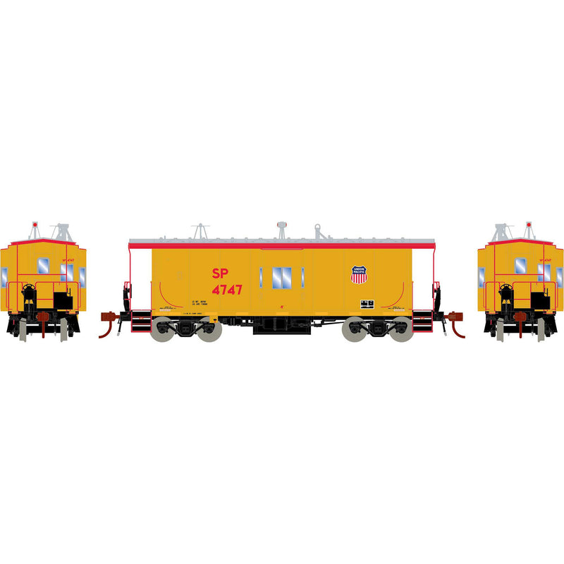 Athearn Genesis ATHG78401 HO Bay Window Caboose w/Lights/Sound, UP/SP