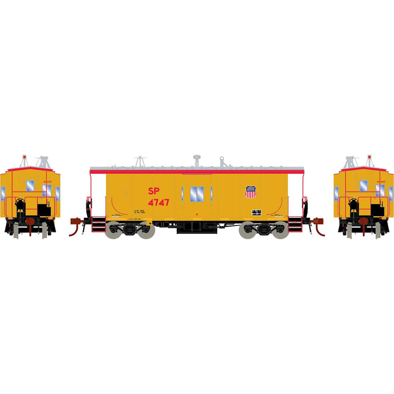 Athearn Genesis HO G78401 Bay Window Caboose with Lights and Sound, Union Pacific (SP)