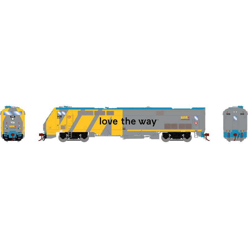 Athearn Genesis HO G81231 P42DC, Via Rail "Love the Way"
