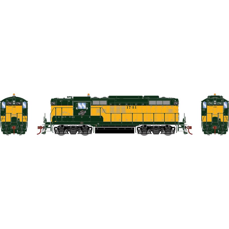 PREORDER Athearn Genesis ATHG82829 HO GP9 Locomotive Phase II with DCC & Sound, C&NW