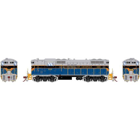 Athearn Genesis HO G82837 GP9, Central of Georgia