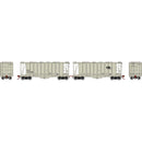 Athearn Genesis HO G87486 GATC 2600 Airslide Hoppers, Missouri Pacific (Drawbar Connected Set)
