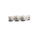 PREORDER Athearn Genesis ATHGN24691 N ACF 2970 Covered Hopper, CB&Q (3)