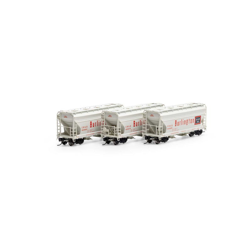 PREORDER Athearn Genesis ATHGN24691 N ACF 2970 Covered Hopper, CB&Q (3)
