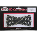 Atlas HO 172 Code 100 Track 25-Degree Custom-Line Crossing