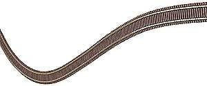 Atlas N 2000-100 Code 55 Nickel-Silver Rail Brown Ties, 30" Flex Track (100-Bulk Pack)