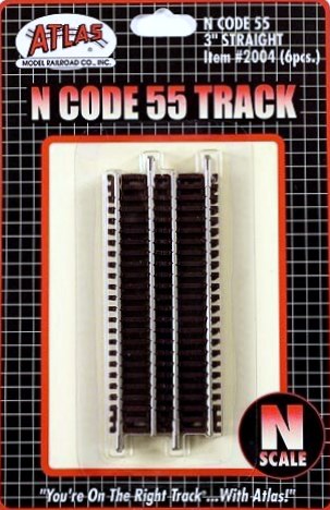 Atlas N 2004 Code 55 Track 3" Straight (6)