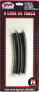 Atlas N 2010 Code 55 Track 10" Radius Curve (6)