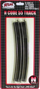 Atlas N 2018 Code 55 Track 15" Radius Curve (6)