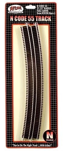 Atlas N 2028 Code 55 Track 21.25" Radius Full Curve (6)